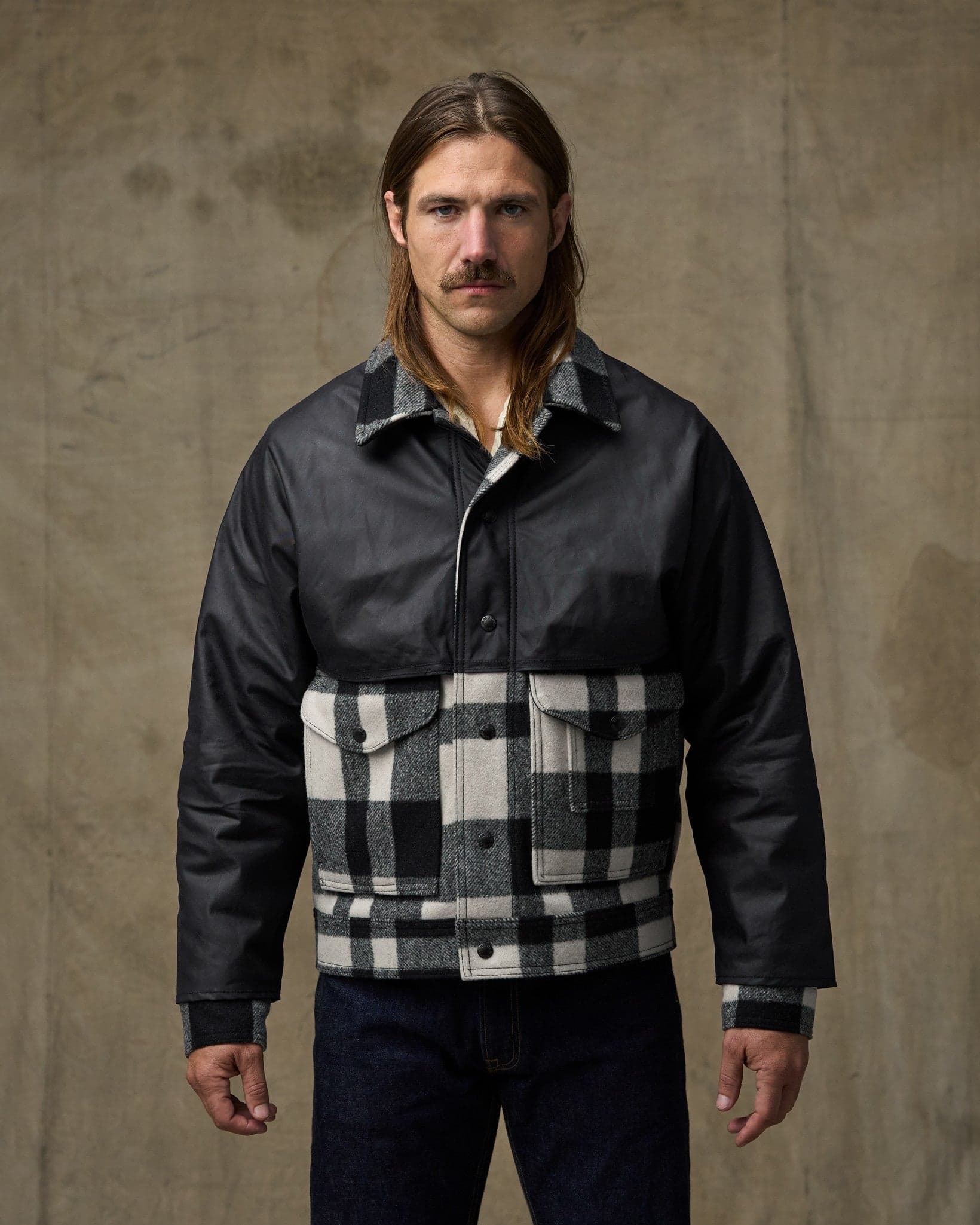 Filson Mackinaw Wool Caped Jacket