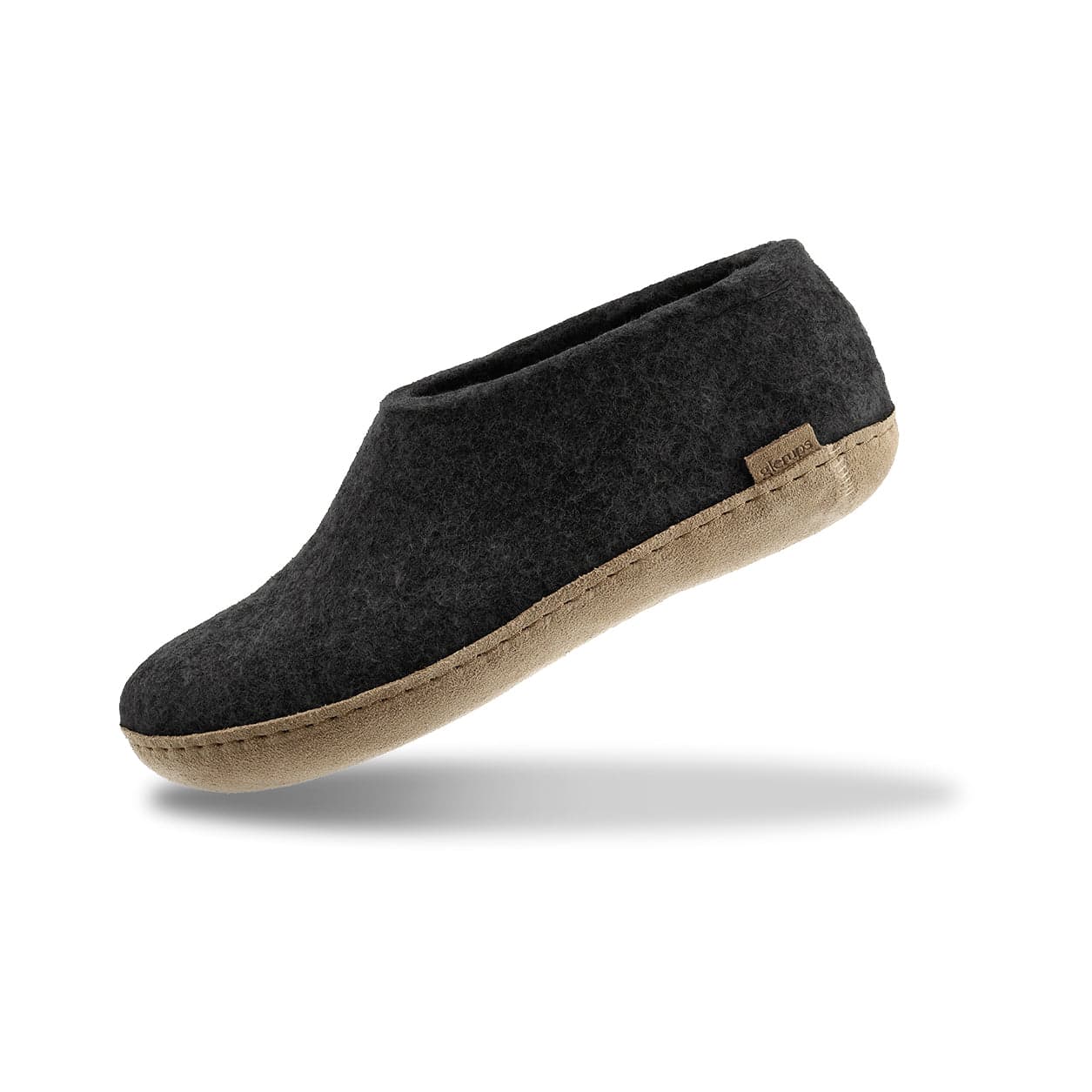 Glerups Wool Shoe with Leather Sole